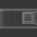 Unique Modern Curved Carbon Fiber Desk With Glossy Storage Drawer Unit For Luxury Home Office