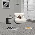 Modern Lazy Sofa 3d model