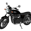 Modern Motorcycle Triumph Motorcycle 3d model