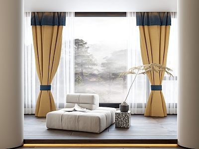 Style Curtain 3d model