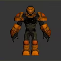 Mech Warrior Mech Soldier Machine Battlearm Mechanical Battlearm Machine Fighter Robot 3d model
