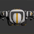 Robot Assistant Small Robot Butler Robot Butler Figure Game Figure 3d model