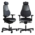 Ergonomic Office Chairs With Mesh Back Adjustable Armrests And Swivel Base