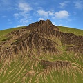 Mountain Range Forest Forest Mountain Peak Mountain Forest Mountain Ridge Geology and Geomorphology Guilin Mountains Gorge Valley Terrain Coster Western Region 3d model