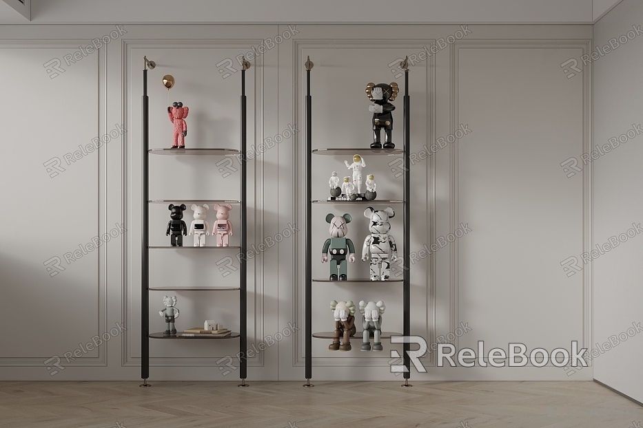 Modern Storage Rack Decorative Cabinet model