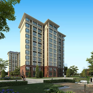 Residential Scene 3d model