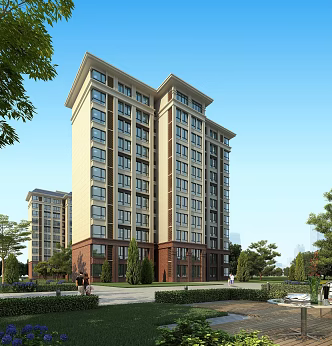 Residential Scene 3d model