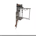Industrial Equipment With Metal Frame Platform Chains And Ladder Structure Design