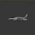 Silver Sleek Fighter Jet With Aerodynamic Design Reflective Surface And Weapons 3d model
