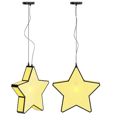 Modern Chandelier Star Chandelier 3d model
