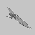Green and White Futuristic Fighter Jet with Aerodynamic Design and Engine Details