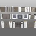 Modern Elegant Gates with Various Styles Stone Pillars Metal Grilles and Nameplates