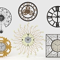 wall clock pendulum clock 3d model