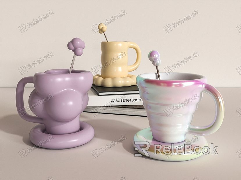 Modern Cup Shaped Mug model