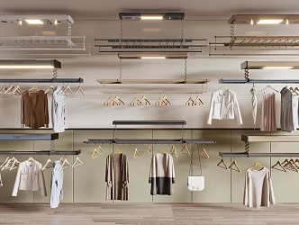 Modern electric retractable drying rack 3d model
