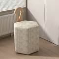 Egg Collective Nordic Fabric Low Stool 3d model