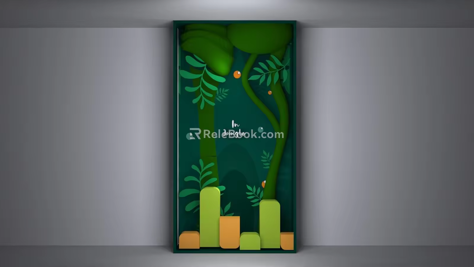 forest window 3d model