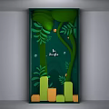 forest window 3d model