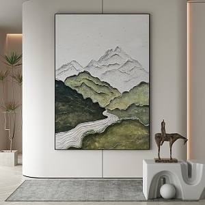 modern decorative painting 3d model