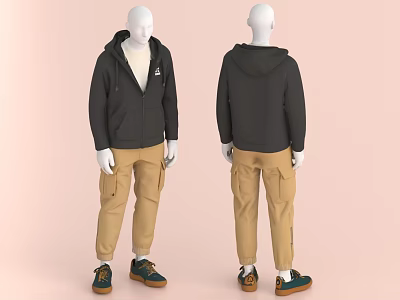 Sportswear Dummy Model Clothes Dummy Pants 3d model