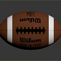 Wilson Official American Football With White Stripes And Black Laces