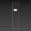 Modern Clothes Racks Featuring Floor Standing Glass And Wall Mounted Metal Hooks Design