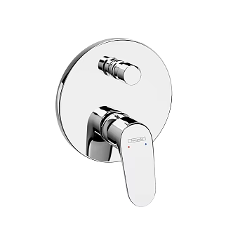 Modern faucet single lever bathtub faucet 3d model