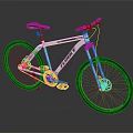 GIANT Bicycle With White Frame Black Seat And Modern Design Black Tires