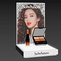 Sulwhasoo Cosmetics Display Stand With Lipstick Eyeshadow Palette And Model