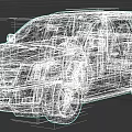 White Cadillac SUV Featuring Modern Exterior Design And Alloy Wheels