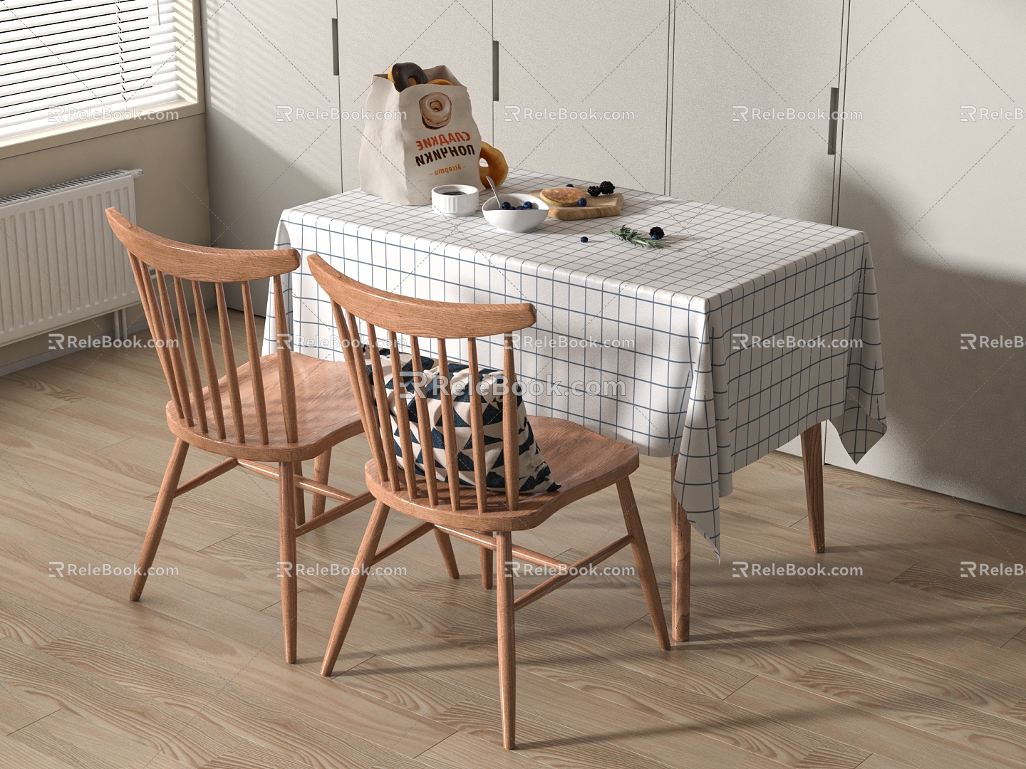 Nordic table 3d model