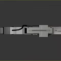 Detailed Metal Knife Design With Wooden Handle And Sharp Blade