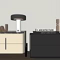 Bedside table 3d model