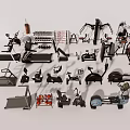 Sports Equipment Various Types of Treadmills Dumbbells Exercise Bikes and Fitness Gear