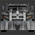 Armored Tactical Vehicle With Heavy Duty Reinforced Body And Large Off Road Tires