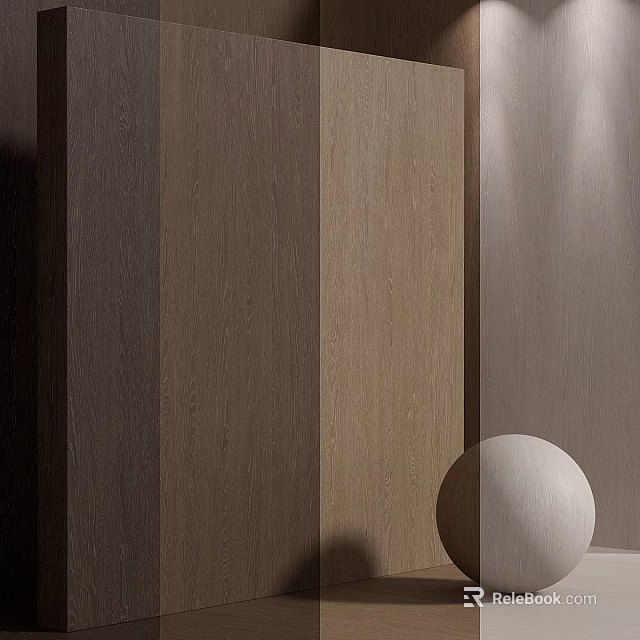 Wooden Decorative Components With Diverse Color Shades And Natural Textures 3d model 