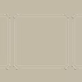 Decorative Gypsum Molding Frames With Ornate Patterns On Light Colored Wall