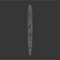 Warship 3d model