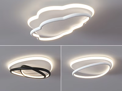 modern ceiling lamp 3d model