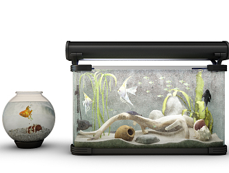 Fish tank 3d model