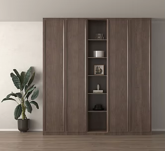 Middle style wardrobe 3d model