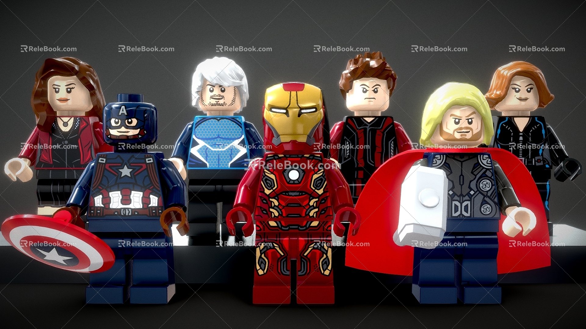 Toys Lego Blocks Marvel Figure Marvel Lego Iron Man Lego 3d model