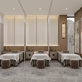 Traditional Chinese Medicine Shop Interior With Wooden Cabinets Counter And Labels