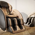 Modern Massage Chairs In Bright Indoor Space With Wood Floor