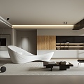 modern living room 3d model