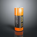 High Performance Lithium Ion Battery for Electronic Devices with 3000 mAh Capacity and Orange Casing