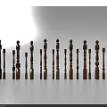 Wooden Railing Balusters With Various Designs For Staircase Interior Classic And Modern Styles Home Decoration