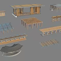 Various Outdoor Pergola Designs With Wooden And Metal Structures For Gardens