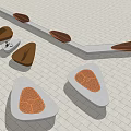 Stylish Outdoor Chair With Brown And White Modern Design For Garden Use