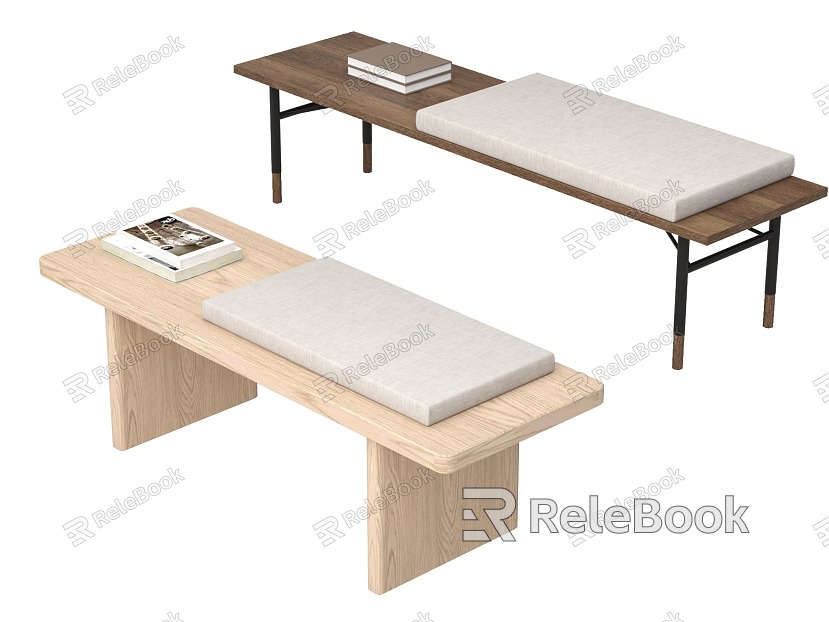 Bed End Stool Combination Bench Sofa Stool Shoe Changing Stool model